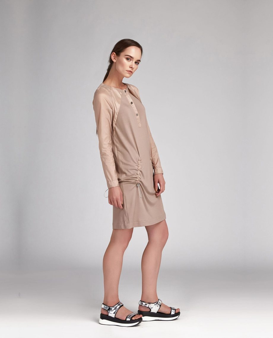 Stretch Silk Mini Dress